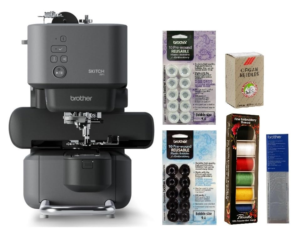 Amazon.co.jp: ブラザー PP1 Skitch シングルニードル刺繍機 糸6